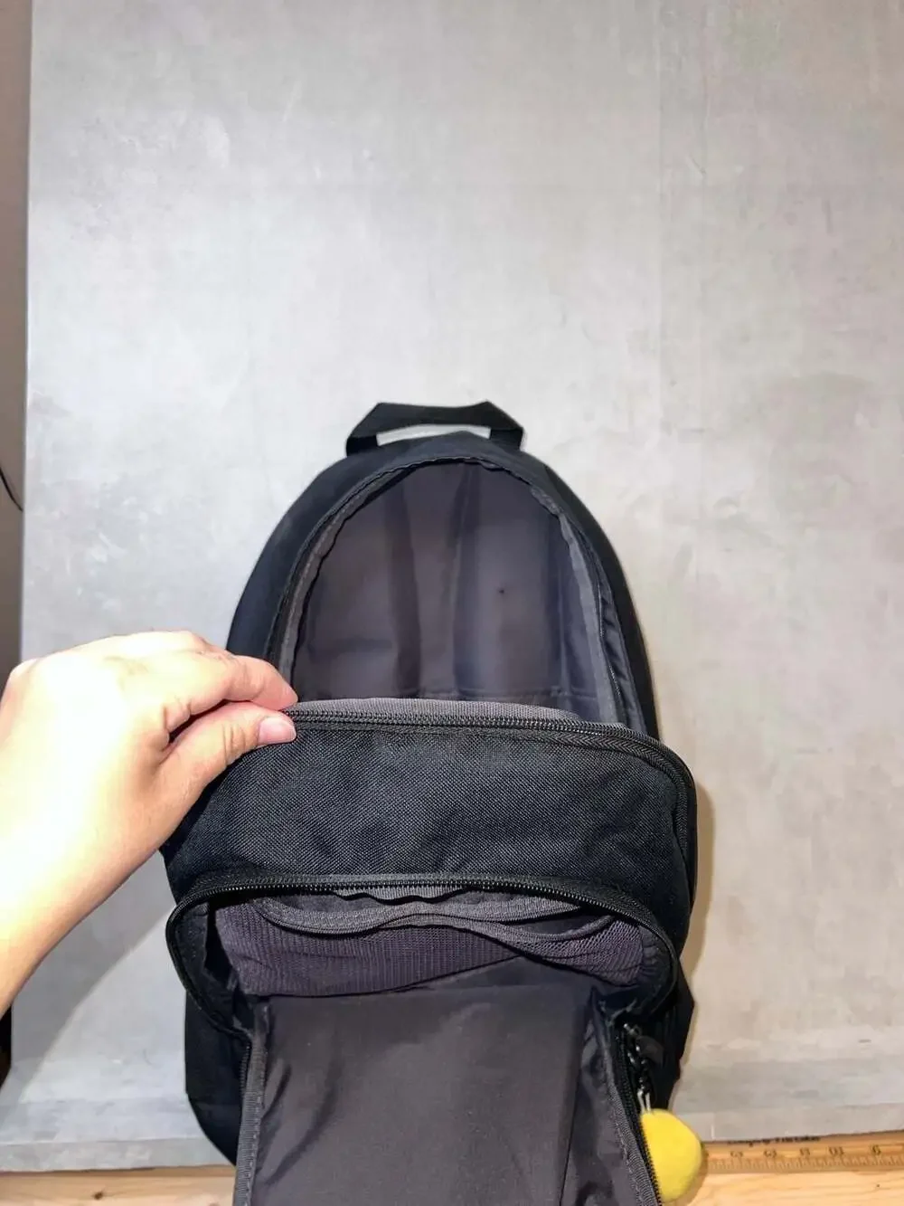 Nike Hayward 2.0 Backpack in Black with Graphic Print and Bungee Cord
